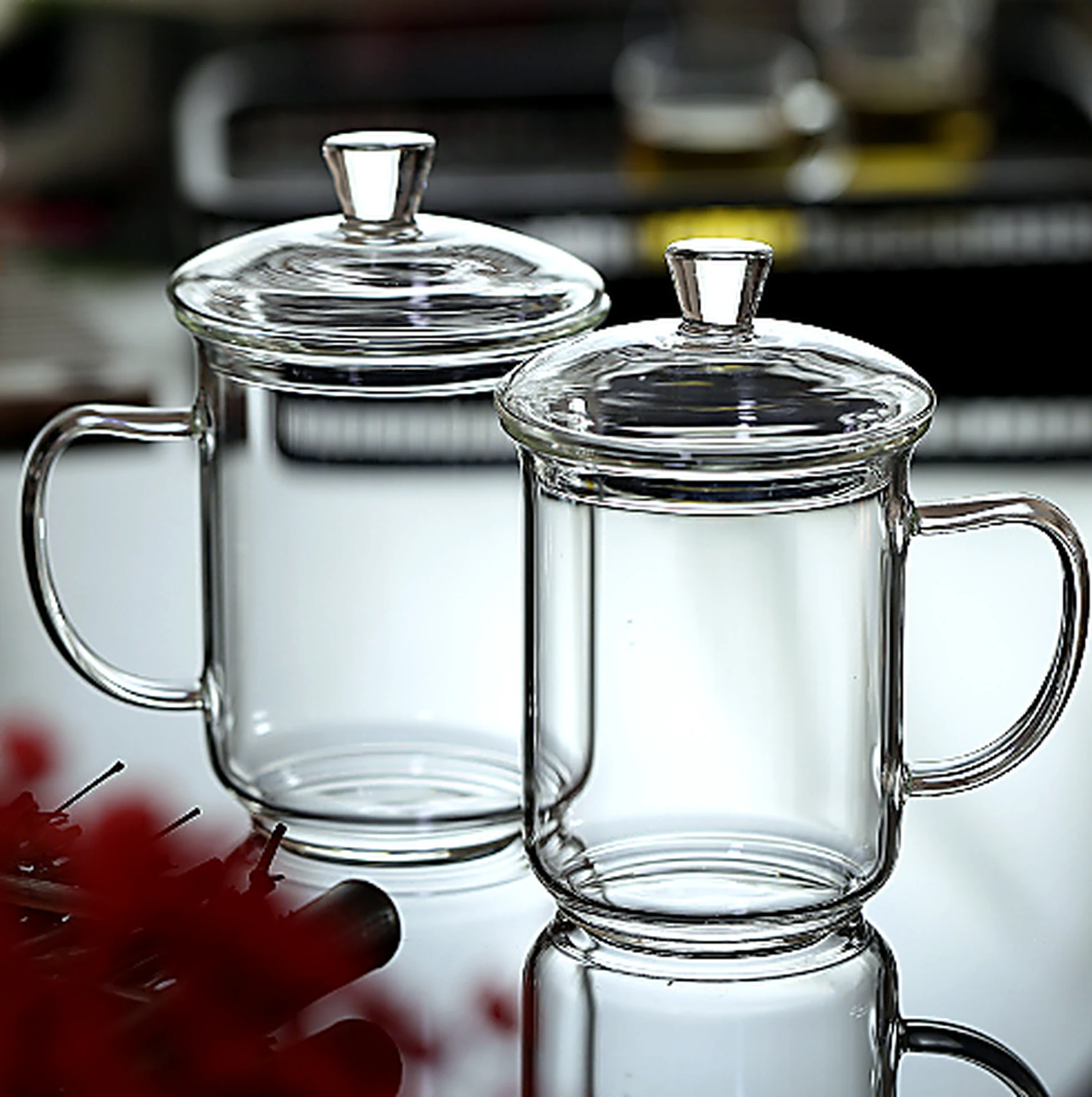 Large Glass Mug 400-500ml for OEM wholesale glassware projects