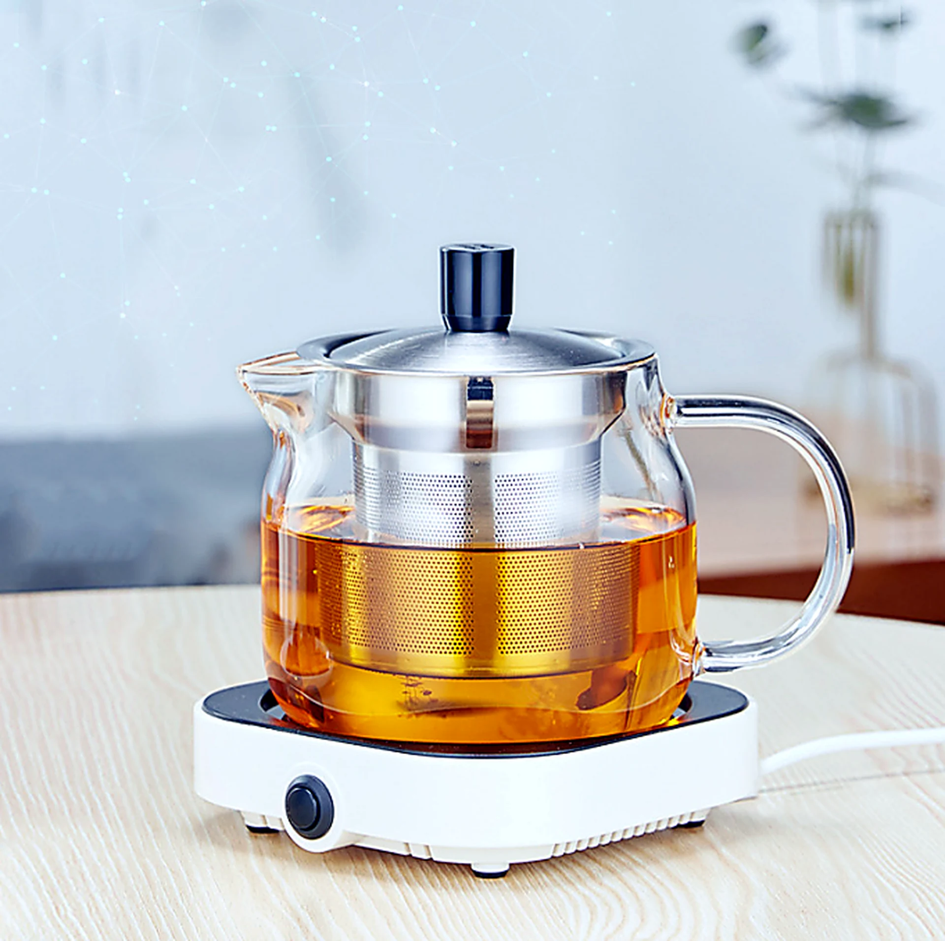 Glass Teapot Set 450-1000ml for OEM wholesale glassware projects