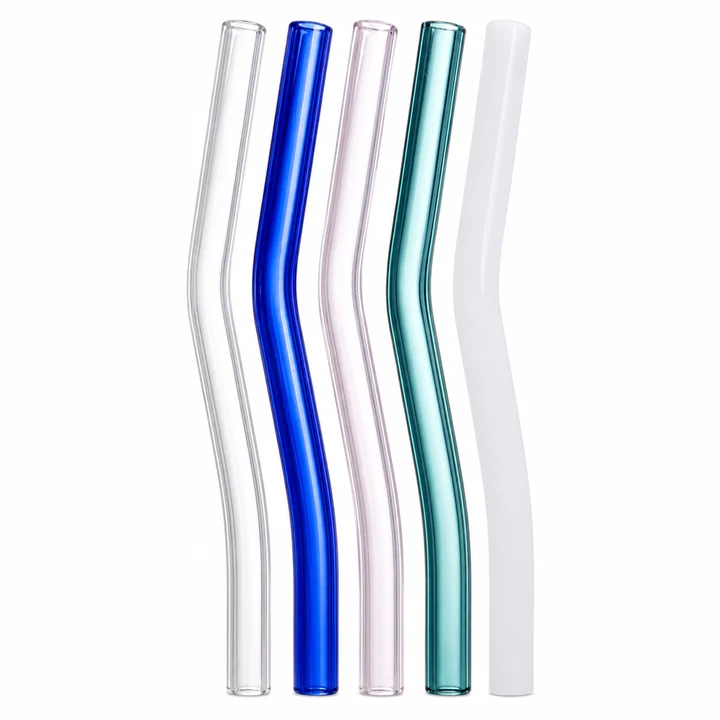 Glass Straw 130mm for an OEM glassware order