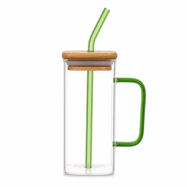 Mason Jar Glass Mug 400ml for an OEM glassware order
