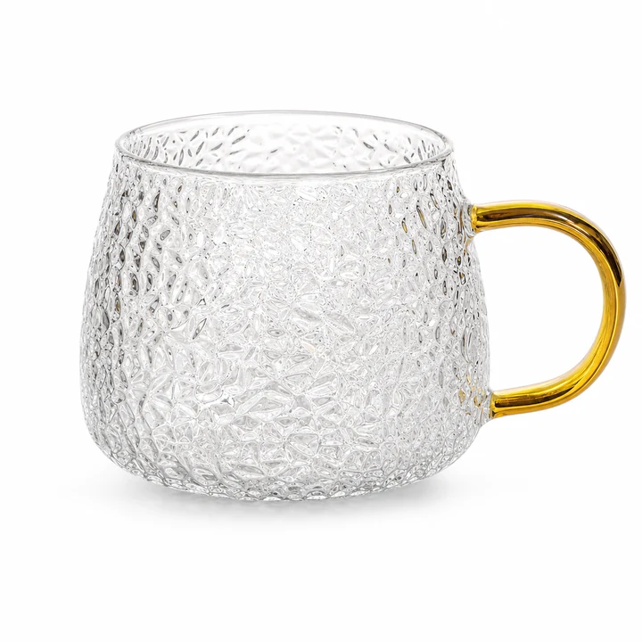 Pumpkin Shape Glass Mug 420ml for an OEM glassware order